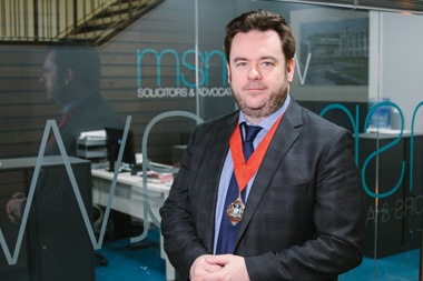 Eoghan mckenna takes over as belfast solicitors association chair