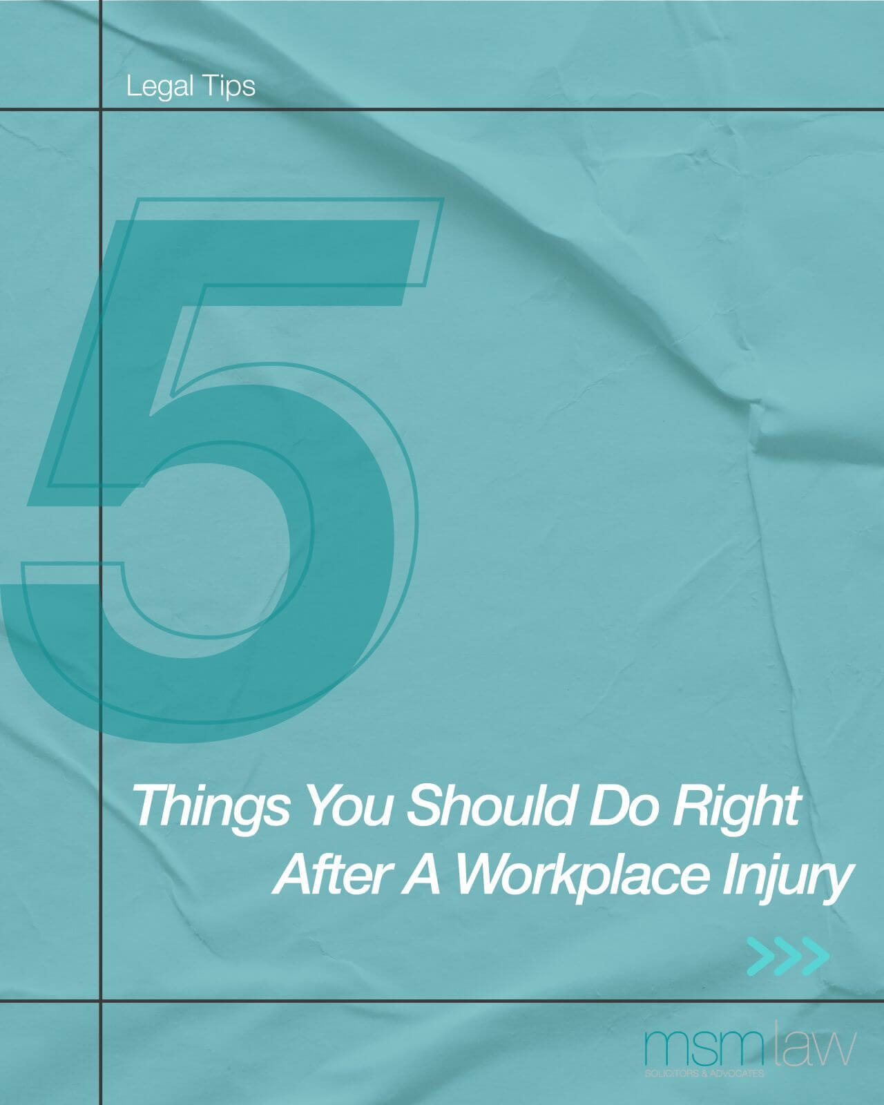Have you had an accident in the workplace?
