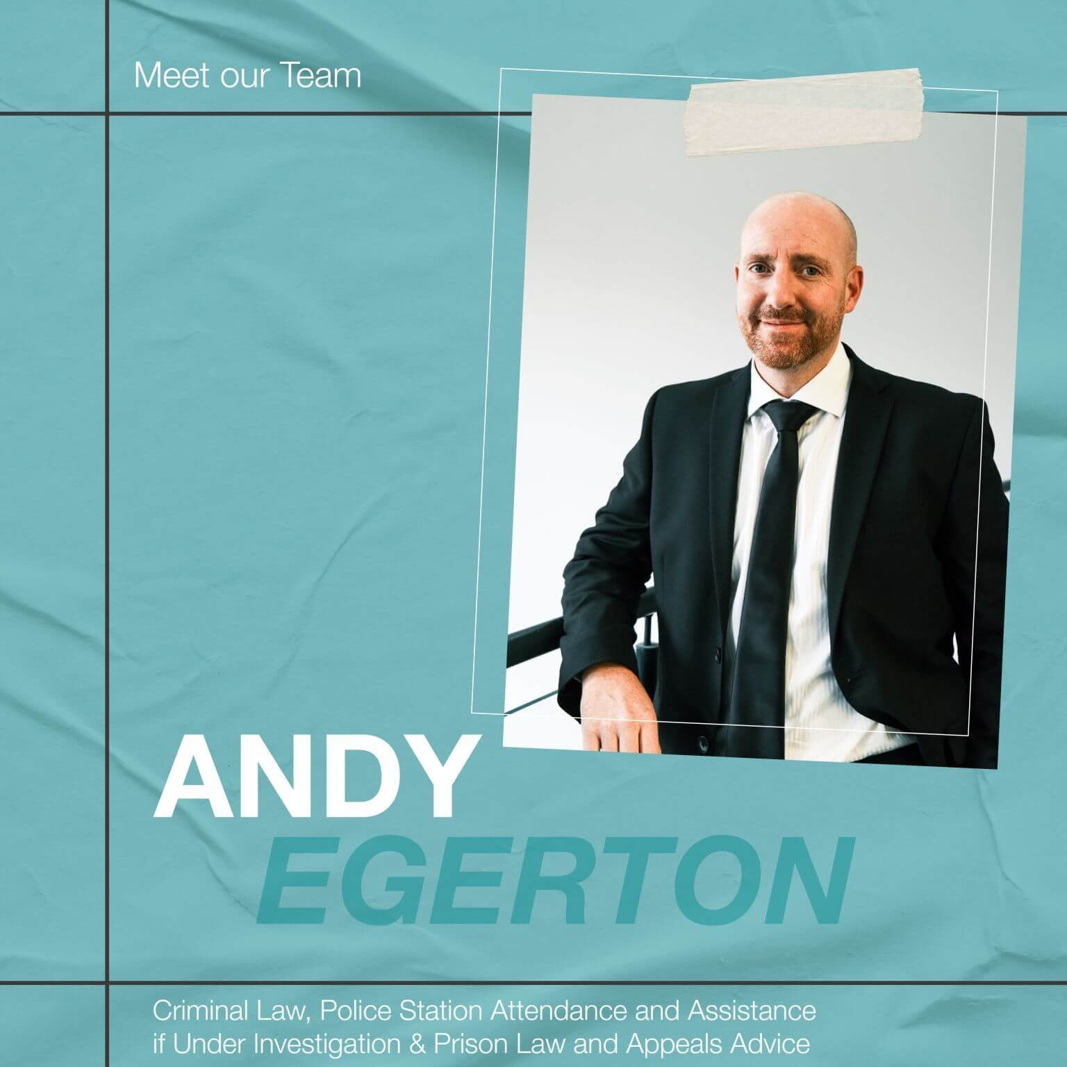 Meet the team: Andy Egerton